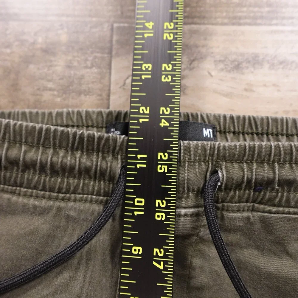 Hollister Cargo Jogger Men’s‎ Size MT Olive Green Advanced Stretch Pants 30”